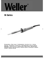 Preview for 1 page of Weller w series Operating Instructions Manual