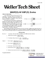 Preview for 1 page of Weller W60P Technical Sheet