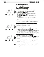 Preview for 30 page of Weller WD 1000 Operating Instructions Manual