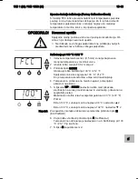 Preview for 307 page of Weller WD 1000 Operating Instructions Manual