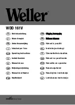 Weller WDD 161V Operating Instructions Manual preview
