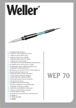 Weller WEP 70 Translation Of The Original Instructions preview