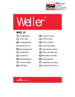 Weller WMD 1S Operating Instructions Manual preview