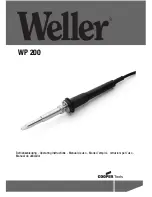 Weller WP 200 Operating Instructions Manual preview