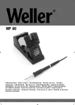 Weller wp 80 Operating Instructions Manual preview