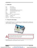 Preview for 14 page of Weller WQB 4000SOPS Operating Instructions Manual