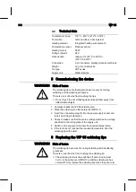 Preview for 105 page of Weller WR 2 Operating Instructions Manual