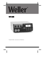 Preview for 1 page of Weller WR 3ME Operating Instructions Manual