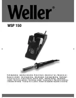 Preview for 1 page of Weller WSP 150 Operating Instructions Manual