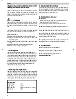 Preview for 8 page of Weller WSP 150 Operating Instructions Manual