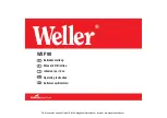 Weller WSP Operating Instructions Manual preview