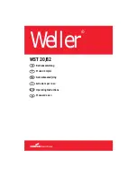 Weller WST 20/82 Operating Instructions Manual preview