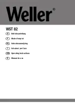 Preview for 1 page of Weller WST 82 Operating Instructions Manual