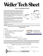 Preview for 1 page of Weller WTCPT Technical Manual