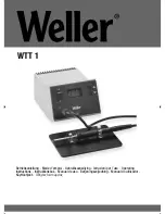 Weller wtt 1 Operating Instructions Manual preview