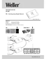 Weller WX HUB Operating Instruction предпросмотр