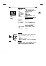 Preview for 40 page of Weller WX1 Operating Instructions Manual