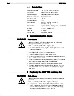 Preview for 106 page of Weller WXD 2 Operating Instructions Manual