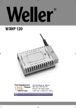 Weller WXHP 120 Manual preview