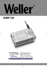 Weller WXHP 120 Manual предпросмотр