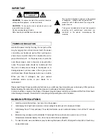 Предварительный просмотр 2 страницы Welling F-700 Operating Instructions Manual