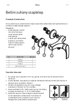 Preview for 11 page of Wellis Bellini Instruction Manual