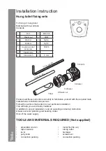 Preview for 2 page of Wellis Ditte Rimless WF00023 Installation Manual