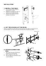 Preview for 3 page of Wellis Ditte Rimless WF00023 Installation Manual