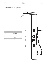 Предварительный просмотр 9 страницы Wellis Lucia WZ00104 Instruction Manual