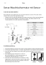 Предварительный просмотр 5 страницы Wellis SENSE ACS0319 Instruction Manual