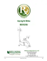 Wellness Supply Rx BD525U Manual preview