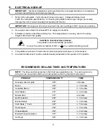 Preview for 7 page of Wells Bulit-In Electric Griddles Operation Manual