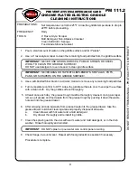 Предварительный просмотр 11 страницы Wells Bulit-In Electric Griddles Operation Manual