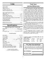 Preview for 2 page of Wellsaw 58BD Operating & Maintenance Manual