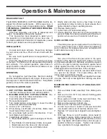 Preview for 5 page of Wellsaw 58BD Operating & Maintenance Manual