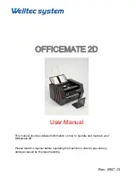 Preview for 1 page of Welltec System Officemate 2D User Manual