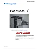 Preview for 1 page of Welltec System postmate 3 User Manual