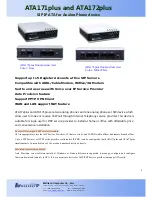 Preview for 1 page of WELLTECH ATA171PLUS - Brochure