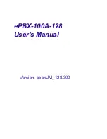 WELLTECH ePBX-100A-128 User Manual предпросмотр