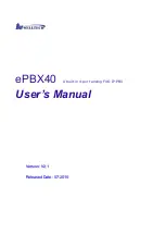 WELLTECH ePBX40 User Manual preview