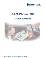 Preview for 1 page of WELLTECH LAN PHONE 101 Manual