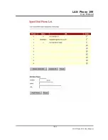 Preview for 12 page of WELLTECH LAN Phone 399 User Manual