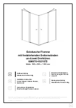 Preview for 1 page of Welltime 1021872 Installation Instruction