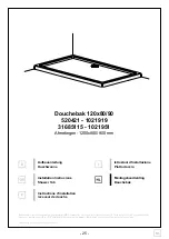 Предварительный просмотр 25 страницы Welltime 1021919 Installation Instructions Manual