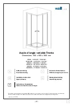 Предварительный просмотр 25 страницы Welltime 10252159 Installation Instruction