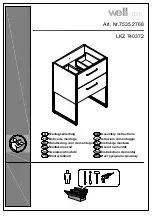 Welltime 7535 2768 Assembly Instructions Manual предпросмотр