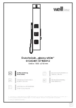 Предварительный просмотр 1 страницы Welltime glassy white 61343441-97169412 Installation Instructions Manual