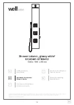 Предварительный просмотр 12 страницы Welltime glassy white 61343441-97169412 Installation Instructions Manual