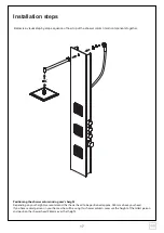 Предварительный просмотр 17 страницы Welltime glassy white 61343441-97169412 Installation Instructions Manual