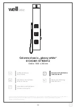 Предварительный просмотр 34 страницы Welltime glassy white 61343441-97169412 Installation Instructions Manual